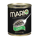 Mario sliced black olives 3.8 ounce