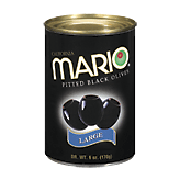 Mario California large ripe pittted olives 6 ounce