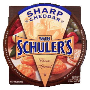 Win Schuler's sharp cheddar cheese spread 8 ounce