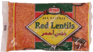 Ziyad red lentils 16 ounce