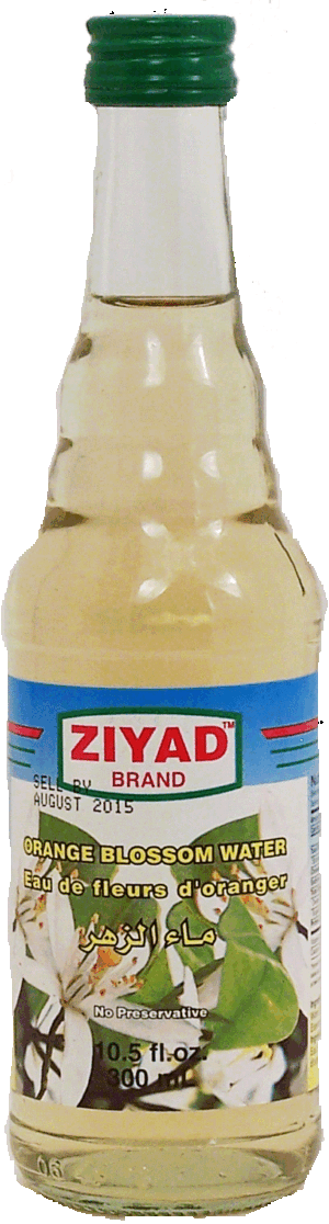 Ziyad orange blossom water 10.5 fluid ounce