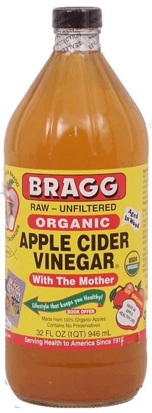 Bragg raw - unfiltered organic apple cider vinegar with the mother 32 fluid ounce