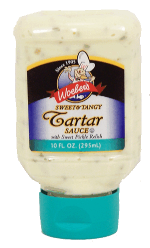 Woeber's sweet & tangy tartar sauce with sweet pickle relish 10 fluid ounce
