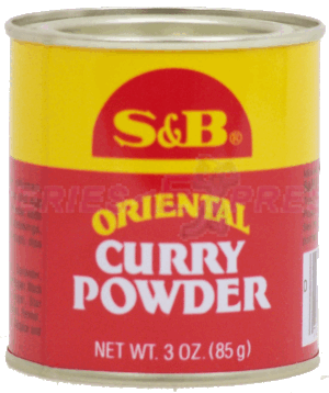 S & B oriental curry powder dry mix 3 ounce