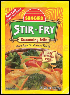 Sunbird stir-fry authentic oriental seasoning dry mix 0.75 ounce