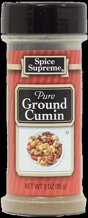 Spice Supreme cumin, pure ground 3 ounce