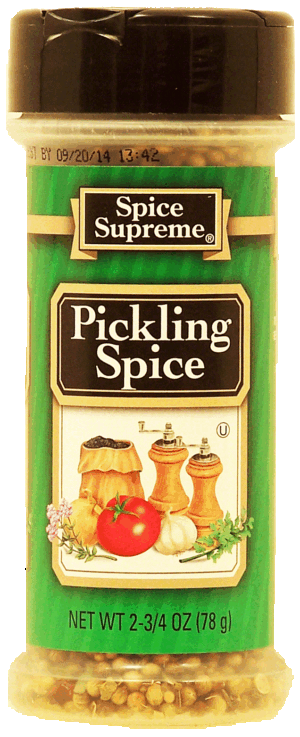 Spice Supreme pickling spice blend 2.75 ounce