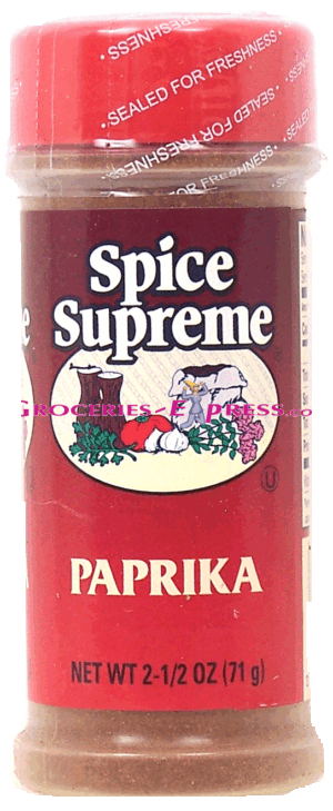 Spice Supreme paparika spice 2.5 ounce