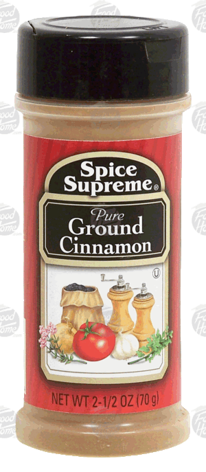 Spice Supreme pure ground cinnamon 2.5 ounce