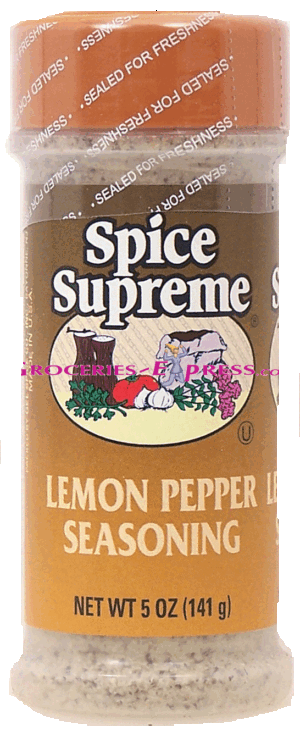 Spice Supreme lemon pepper seasoning 5 ounce