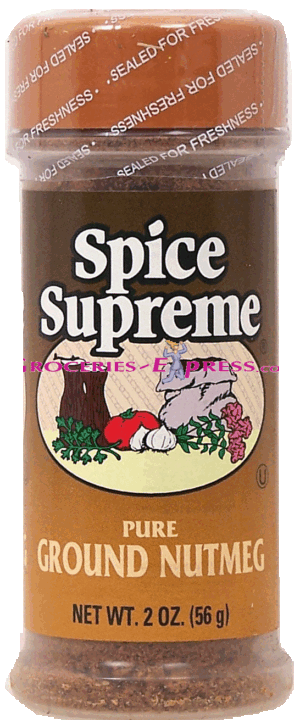 Spice Supreme pure ground nutmeg 2 ounce