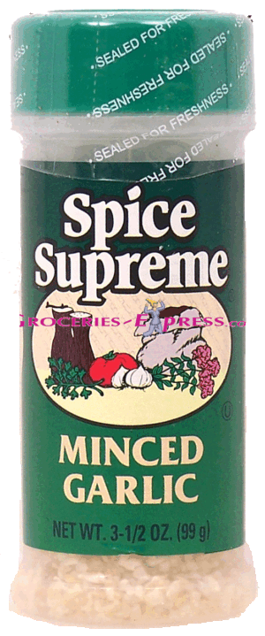 Spice Supreme garlic, minced 3.5 ounce