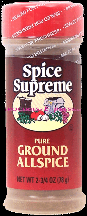 Spice Supreme allspice, pure ground 2.75 ounce