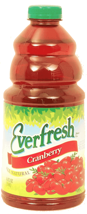 Everfresh cranberry juice cocktail from concentrate, 15% juice 64 fluid ounce
