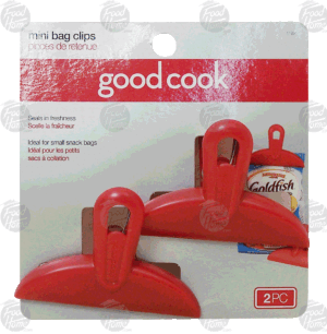 Good Cook mini bag clips, 2-pack multi-color 2 count