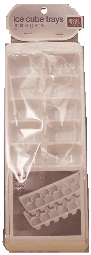 Good Cook stackable ice cube trays 2 count
