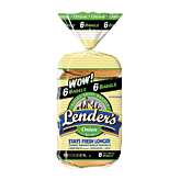 Lender's Refrigerated Bagel Shop Bagels Lender's Refrigerated Bagel Shop Bagels Onion 6 Ct 17.1 ounce