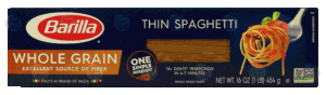 Barilla Whole Grain thin spaghetti dry pasta 16 ounce