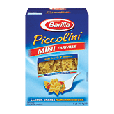 Barilla mini farfalle, dry pasta 16 ounce