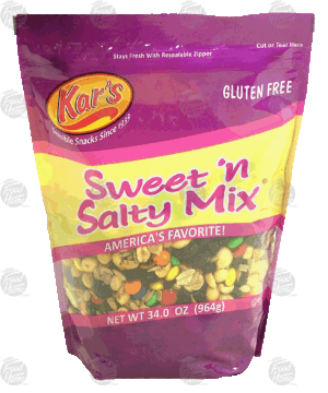 Kar's sweet 'n salty mix 34 ounce
