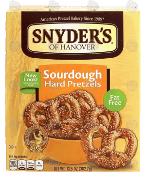 Snyder's Of Hanover Pretzels Hard Sourdough Fat Free 13.5 ounce