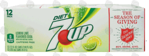 7 Up Soda Diet 12 Oz Cool Pack 12 pack