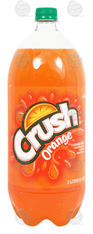 Crush orange flavor carbonated soda 2