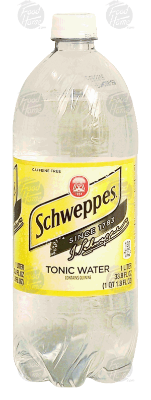 Schweppes tonic water, contains quinine 1