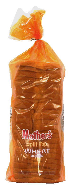Mother's split top sliced wheat bread loaf 24 ounce