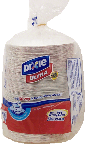 Dixie Ultra paper plates, 8.5-in round 276 count