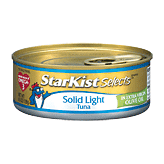 Starkist Selects solid light tuna in extra virgin olive oil 4.5 ounce