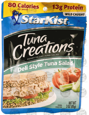 Starkist tuna salad sandwich-ready, chunk light, 100 calories 3 ounce
