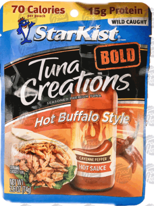 Starkist Tuna Creations hot buffalo style marinated chunk light tuna 2.6 ounce