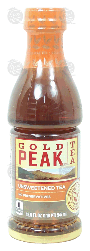 Gold Peak unsweetened tea 18.5 fluid ounce
