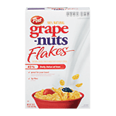 Post grape-nuts Flakes; whole grain wheat with barley cereal 18 ounce