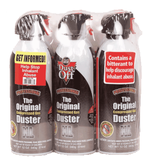 Falcon XL compressed gas duster, 6 12-oz aerosol cans 72 ounce