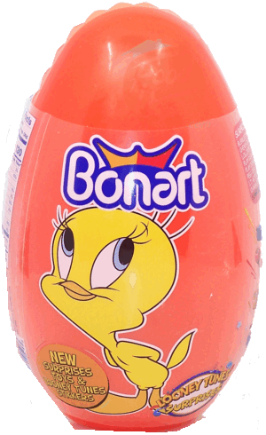 Bonart looney tunes suprprises stuff like bubbles, chewy candy, lollipop, play dough, activity book 1 count