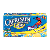 CapriSun lemonade flavor juice blend, 10 6-fl. oz. pouches, 7% juice 60 fluid ounce