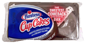 Hostess cupcakes, frosted chocolate cake with creamy filling, 2-pack 3.17 ounce