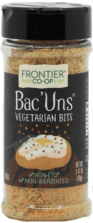 Frontier Brand Bac 'Uns vegetarian bits 2.47 ounce