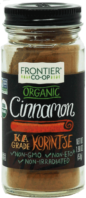 Frontier Brand Co-Op cinnamon, ground, organic, korintje 1.9 ounce