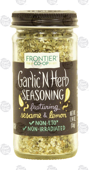 Frontier Co-op garlic 'n herb seasoning, sesame & lemon 1.94 ounce