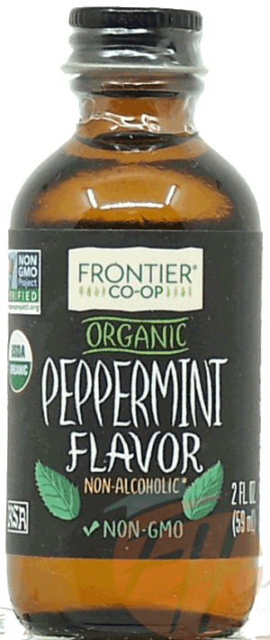 Frontier Co-op Organic peppermint flavor, non-alcoholic 2 fluid ounce