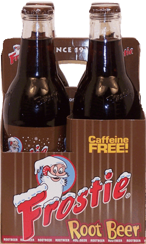 Frostie root beer soda, caffeine free, 12-fl. oz. 4 pack
