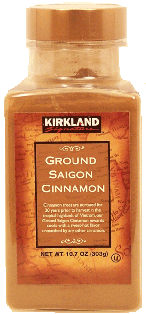 Kirkland Signature ground saigon cinnamon 10.7 ounce