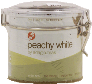 Adagio peachy white white tea, loose leaf 2 ounce