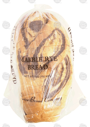 Superior Bread Company marble rye bread 16 ounce