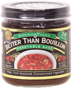 Better Than Bouillon Superior Touch vegetable base made from seasoned, concentrated vegetables 38 servings 8 ounce